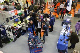 Auch eine große Auswahl an Werkzeugen und Maschinen wird im Rahmen der Messe angeboten.